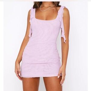 WHITEFOX Lilac Sleeveless Mini Dress